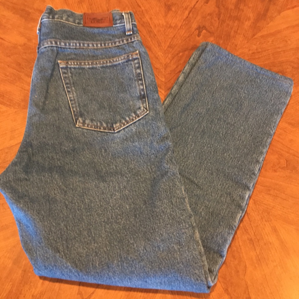 Men’s L.L.Bean Fleece-Lined Jeans size 31 x 34
